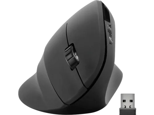 speedlink, SPEEDLINK PIAVO Ergonomic Mouse SL-630019-RRBK wireless, vertical, black
