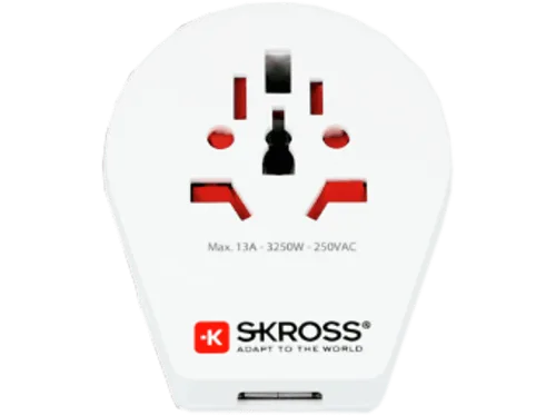 SKROSS, Skross 1.500292 Reiseadapter Country Adapter World to US USB C20PD