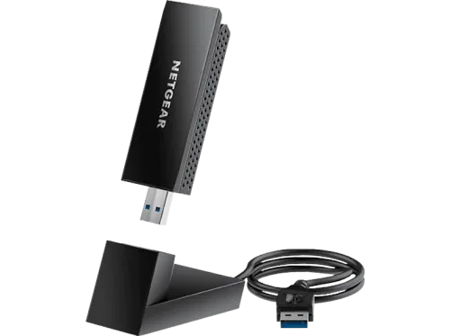 Netgear, NETGEAR Nighthawk® AX3000 WiFi 6E WLAN Adapter USB-A (USB 3.0) 1.2 GBit/s