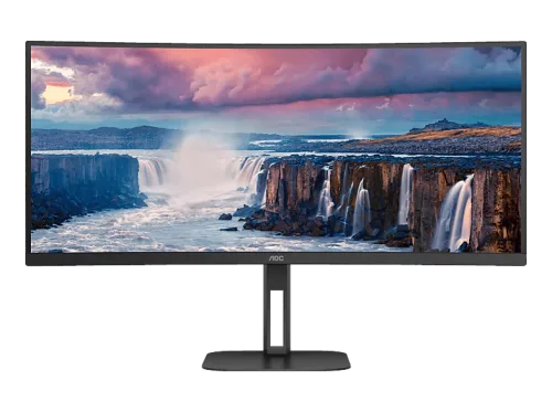 AOC, AOC Curved-LED-Monitor "CU34V5C/BK" 86,36 cm/34 ″ 3440 x 1440 px UWQHD 100 Hz