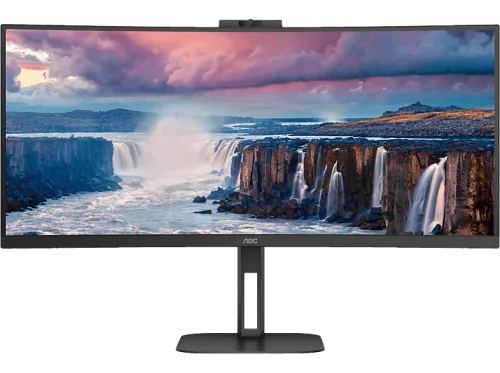 AOC, AOC Curved-LED-Monitor "CU34V5CW/BK" 86,36 cm/34 ″ 3440 x 1440 px UWQHD 100 Hz