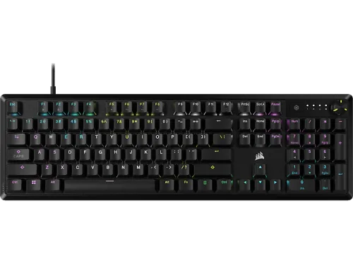 CORSAIR K70 CORE RGB - Gaming-Tastatur, Kabelgebunden, QWERTZ, Full size, Mechanisch, Schwarz