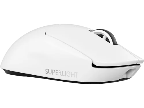 Logitech, Logitech Gaming-Maus "Pro X Superlight 2 Lightspeed Weiss" Funk  kabellos