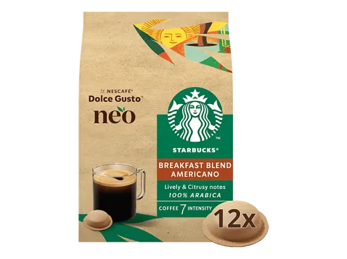 NESTLE DOLCE GUSTO, NESTLE DOLCE GUSTO NEO-Kaffeekapseln Breakfast Blend AmericanoKapseln