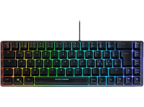 DELTACO, DELTACO - Gaming-Tastatur, TKL Gaming Keyboard membrane, Black