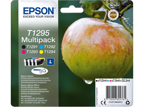 Epson, EPSON Multipack Tinte CMYBK T129540 Stylus SX420W 11.2/7.0ml