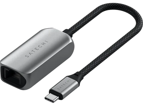 Satechi, Satechi USB-C® Adapter [1x USB-C® Stecker - 1x Gigabit-LAN (1/2.5 Gbit/s)] ST-AE25M 0.1 m