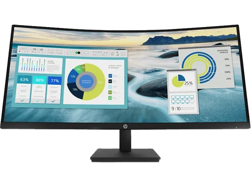 HP, HP P34hcG4 WQHD-USB-C-Curved Monitor