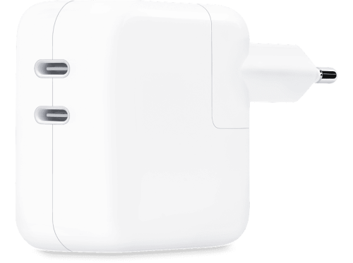 Apple, Apple - 35W Dual USB-C Power Adapter