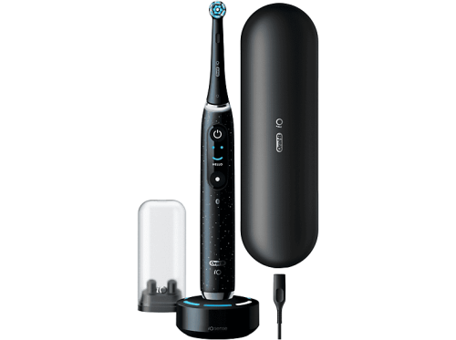 Oral-B, Oral-B Elektrische Zahnbürste "Oral-B iO Series 10" 1 Stk. Aufsteckbürsten iO Sense Zahnputz-Coach  Schnellladestation  Langanhaltender Akku