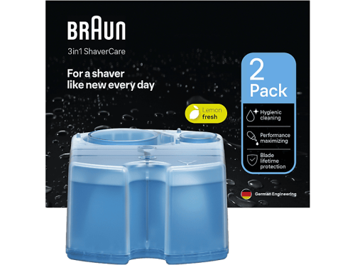 Braun, Braun - Reinigungskartuschen, 2er-Pack, Blau