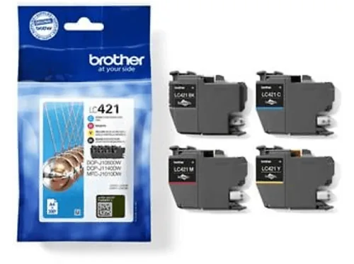 Brother, Brother - LC-421VAL Valuepack  CMYBK, Multipack, Tintenpatronen