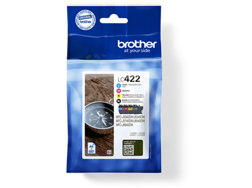 Brother, Brother - LC-422VAL Valuepack  CMYBK, Multipack, Tintenpatronen