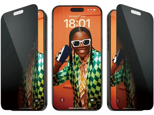 PanzerGlass, PanzerGlass Privacy Displayschutzfolie mit Blickschutz Apple iPhone 15 Pro Max 1 St. P2812
