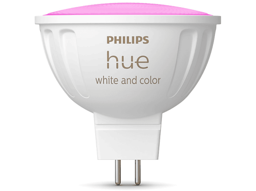 Philips Hue, Philips Hue Smarte LED-Leuchte "White & Col. Amb. MR16 Einzelpack, 400 lm" GU 5,3