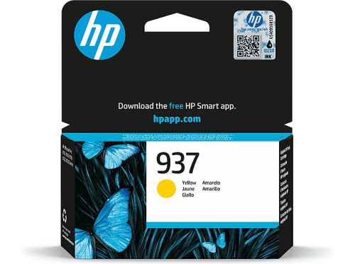 HP, HP Tintenpatrone "HP original Druckerpatrone 937 Yellow" 3 Probemonate gratis* drucken