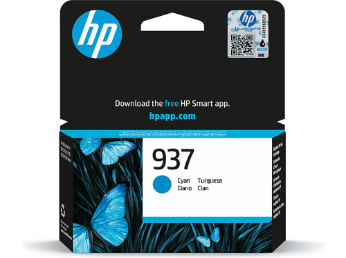 HP, HP Tintenpatrone "HP original Druckerpatrone 937 Cyan" 3 Probemonate gratis* drucken