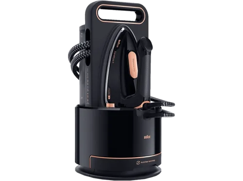 Braun, Braun CareStyle 9 / IS9095BK Dampfbügelstation – Dampfbügelstation/Bügelstation – schwarz