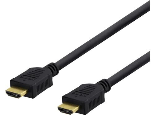 DELTACO, DELTACO HDMI cable Highspeed Premium HDMI-1015D w/Ethernet, 4K UHD,1.5m, Bl.
