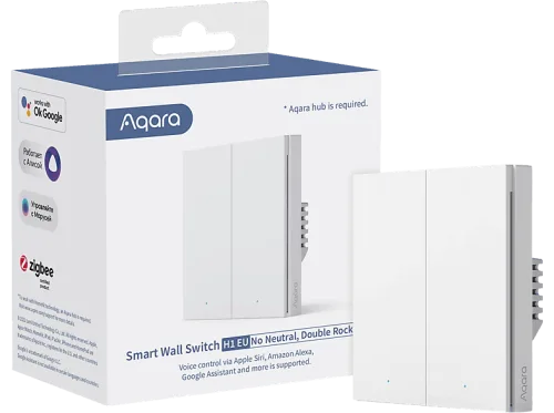 Aqara, Aqara Funk-Wandschalter WS-EUK02 Weiß Apple HomeKit
