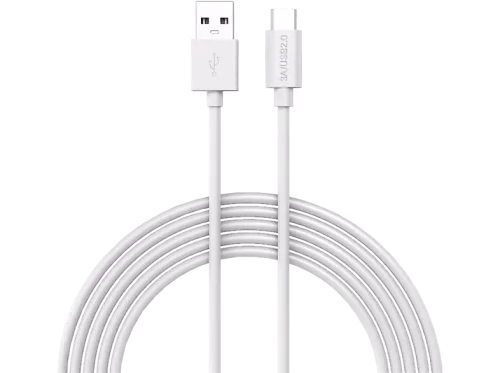 LMP USB-A auf USB-C - Lade- und Datenkabel (Weiss)