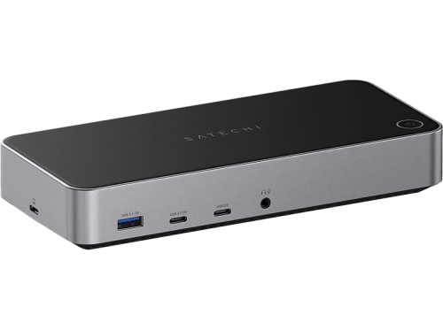 Satechi, Satechi - Triple 4K Display Docking Station mit 12 Ports, Spacegrau, One Size
