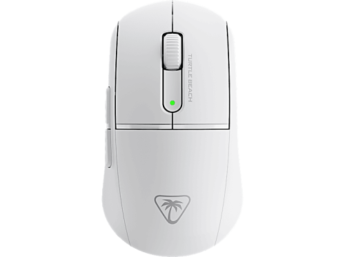 TURTLE BEACH Burst II Air Gaming-Maus, Kabellos / Kabelgebunden, 26000 dpi, Optisch mit Leuchtdioden, Weiss