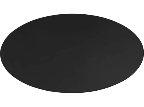 DELTACO, DELTACO Floorpad, round, Black GAM-125 1100x1100x3 mm