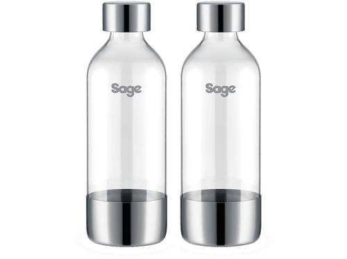 Sage, Sage the InFizz Fusion Flaschen 2x1L Wassersprudler-Flasche – Wassersprudler Zubehör – transparent