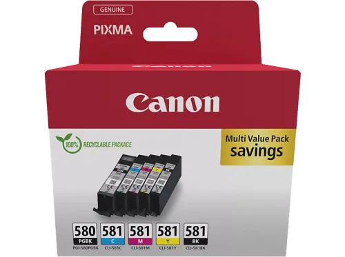 Canon, Canon -  PGI-580/CLI-581 PGBK/C/M/Y/BK MULTI, Tintenpatronen