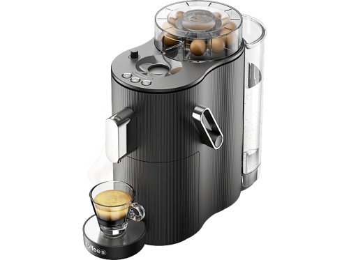 COFFEEB, CoffeeB Globe Black Kaffeemaschine – CoffeeB Maschine/CoffeeB Kaffeemaschine – schwarz