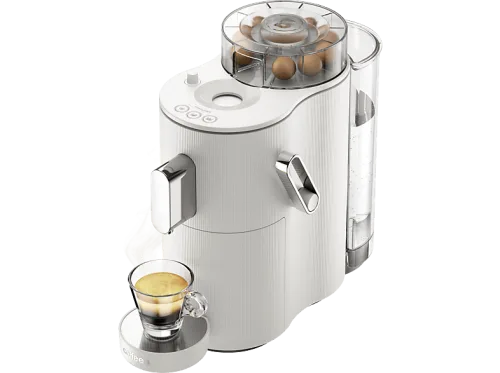 COFFEEB, CoffeeB Globe White Kaffeemaschine – CoffeeB Maschine/CoffeeB Kaffeemaschine – weiss