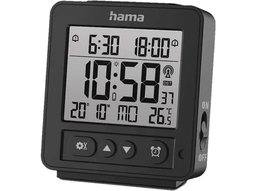 HAMA 185895 Rhodos Digitaler Funkwecker