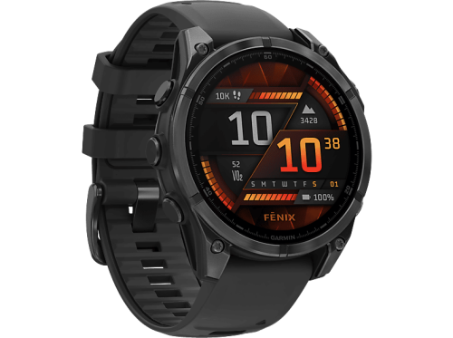 Garmin, Garmin fenix®8 Gray 47mm Multisport-Smartwatch – Garmin Fenix 8 – grau