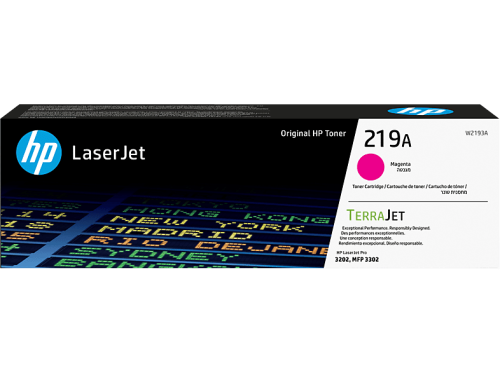 HP, HP Toner-Modul 219A magenta W2193A CLJ Pro 3202/MFP 3302 1200 S.