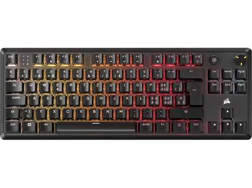 CORSAIR K70 CORE TKL, Gaming Tastatur, Mechanisch, Kabelgebunden, Schwarz