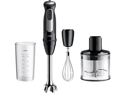 Braun, Braun Stabmixer "MQ 55236M Pro Schwarz/Silber" 1000 W