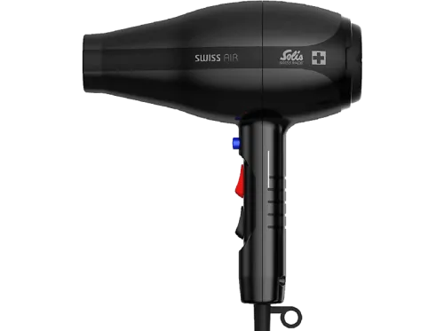 Solís, Solis Swiss Air Ion Schwarz 1.8m. SEV Haarföhn – Haarföhn/Haartrockner