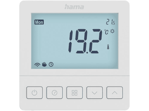 Hama, hama 00176629 Smartes Fußbodenheizungs-Thermostat, Unterputz, per App/Sprache steuern