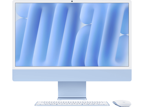 Apple, Apple - iMac 24-inch Retina 4.5K,M4/256GB SSD/16GB, Blau, 256 GB