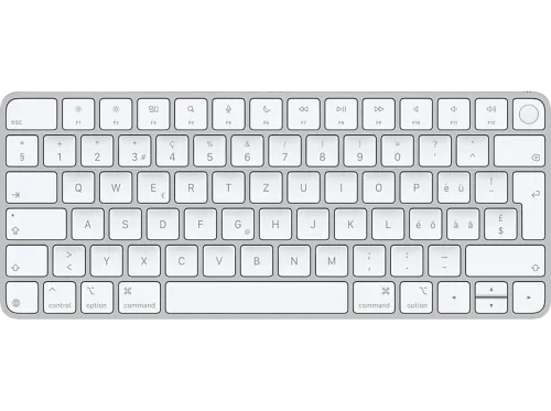 Apple, Apple Apple-Tastatur "Magic Keyboard mit Touch ID CH-Layout" (Multimedia-Tasten)