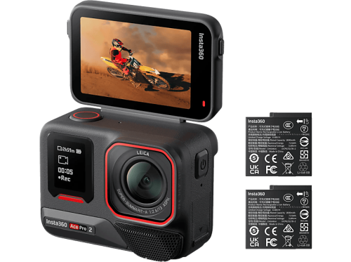 Insta360, Insta360 Ace Pro 2 Dual Battery Bundle Action Cam – Action Cam/GoPro – schwarz
