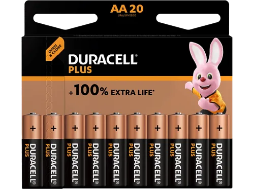 DURACELL, DURACELL Batterie Plus Power 4-017986 AA/LR6 20 St&uuml;ck