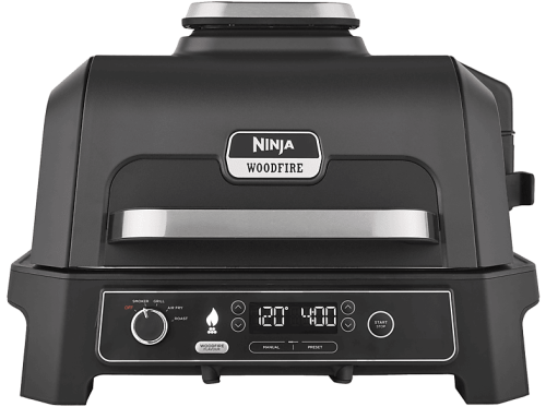 Ninja, Ninja OG850CH Woodfire Pro XL Elektrogrill – schwarz / grau