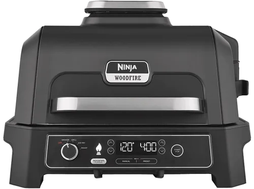 Ninja OG850CH Woodfire Pro XL Elektrogrill – schwarz / grau