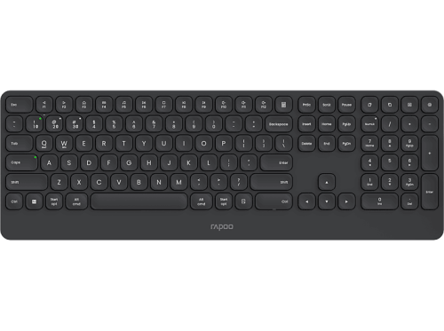 Rapoo, RAPOO E9390M Ultraslim Keyboard 13133 Wireless, Black