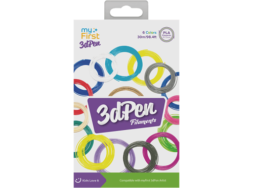 myFirst, myFirst 3D Pen Artist Filaments Cold 3D-Stift Nachfüllpack – Drucker Zubehör