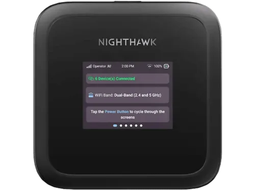 Netgear, NETGEAR Nighthawk M3 5G / WLAN-Hotspot Integriertes Modem: 5G 2.4 GHz, 5 GHz 2.9 GBit/s