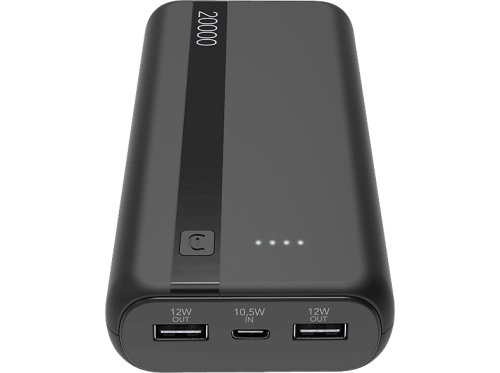 CELLULARLINE, Cellularline 20000 Power Bank – Powerbank – schwarz