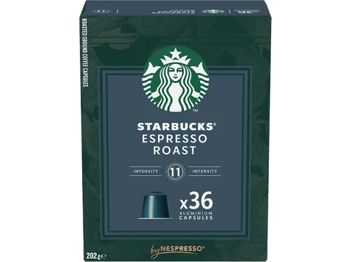 STARBUCKS, STARBUCKS Kaffeekapseln Espresso Roast 6200669 Espresso Roast 36 St&uuml;ck